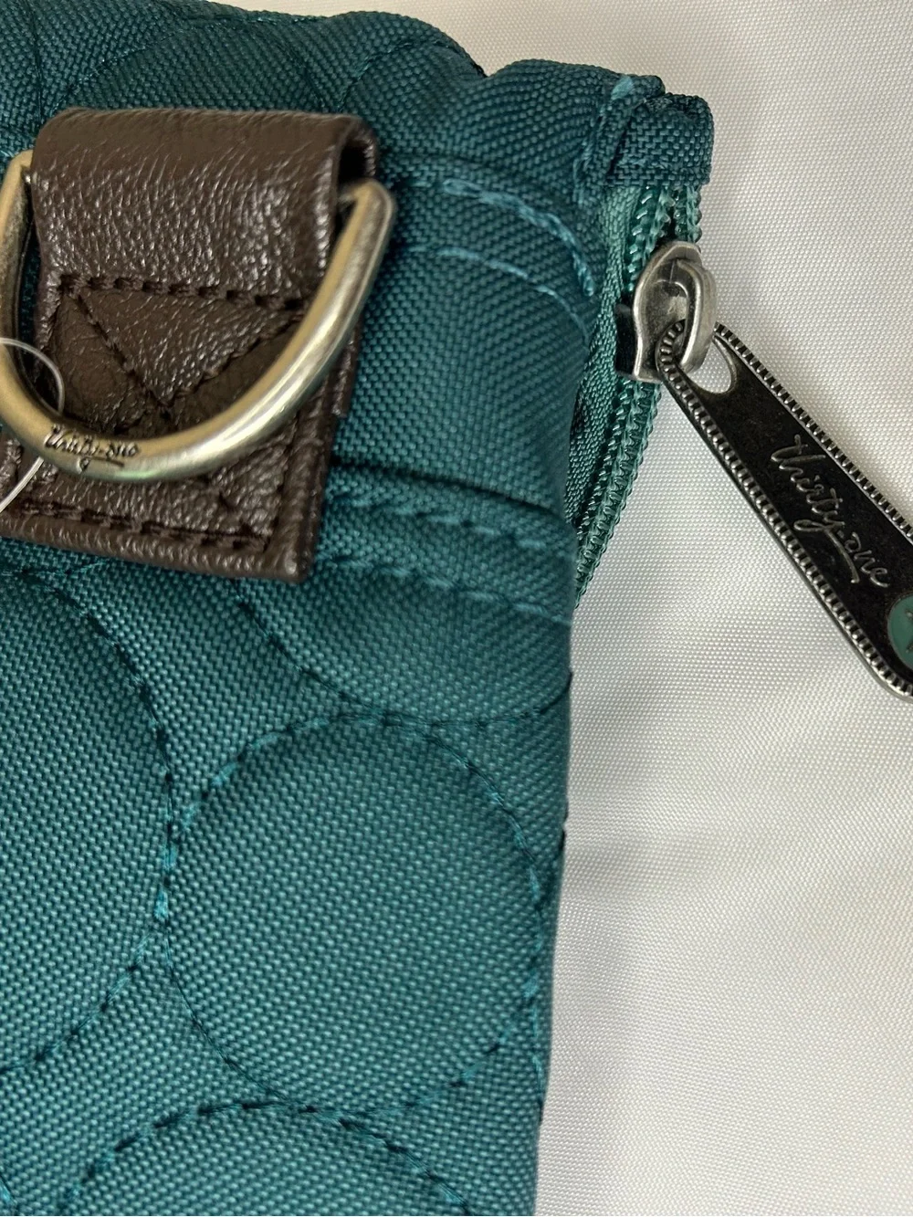 thirty-one Teal Quilted Circle-Pattern Backpack